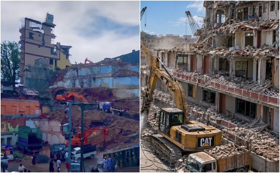 Murree Mall Road Clearance Operation Underway On 20 Kanals Of Acquired Land