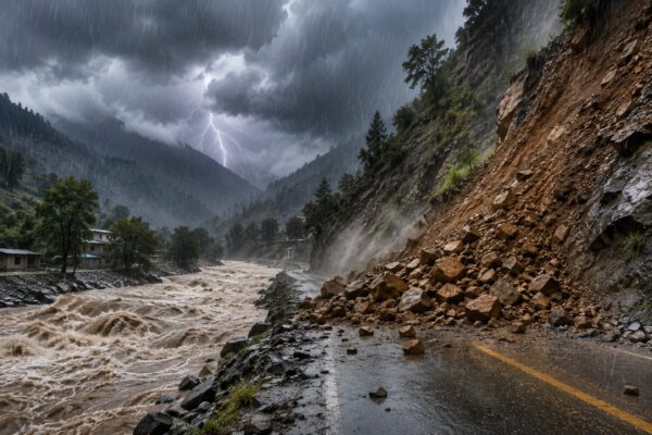 NDMA issues flash flood, landslide alert amid heavy rain forecast ...