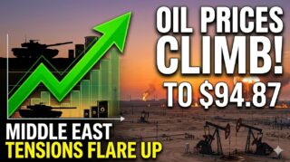 Oil Prices Climb To 94 87 Per Barrel As Middle East Tensions Flare Up