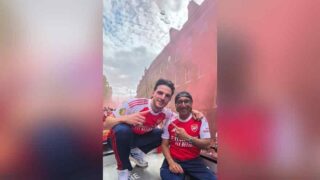 Pakistan Origin Doctor Zafar Iqbal Celebrates Arsenal Title Parade In London