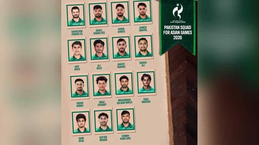 Sahibzada Farhan To Lead Pakistan As Squad Announced For Asian Games 2026