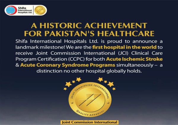 Shifa Hospital Makes History With Worlds 1st Dual Jci Certifications