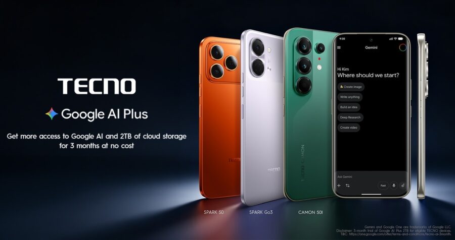 Tecno Users Can Now Get 3 Months Of Google Ai Plus At No Cost On Eligible Device