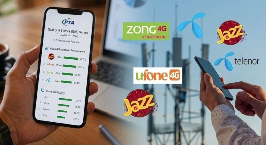 Top Pakistan Mobile Networks In 2026 As Pta Shares Quality Of Service Report