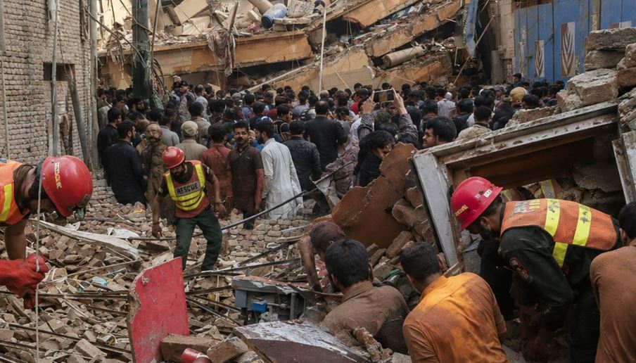 Tuition Centre Roof Caves In On Students In Lahores Kahna 