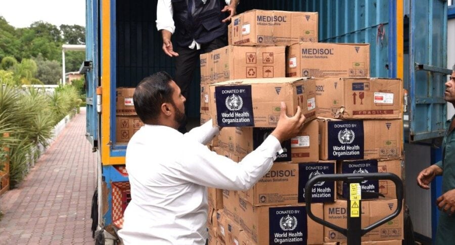 Who Moves Emergency Medical Supplies Across Pakistan Ahead Of Monsoon Season