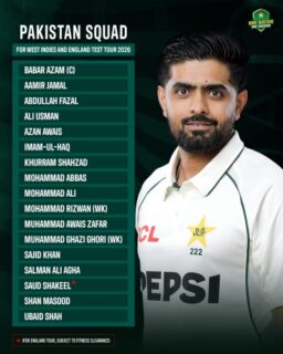 Babar Azam Back As Test Captain For West Indies England Tours 