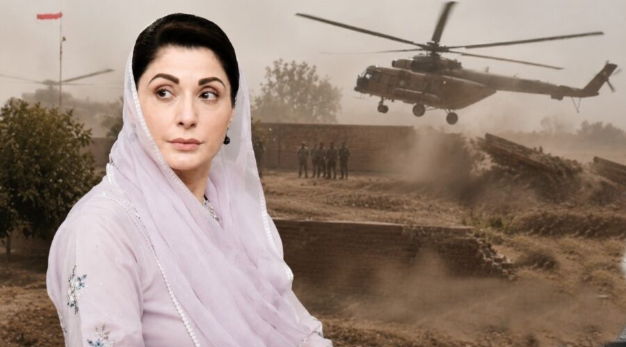 Cm Maryam Nawaz Escapes Unhurt As Wall Collapses At Arifwala Helicopter Landing Site