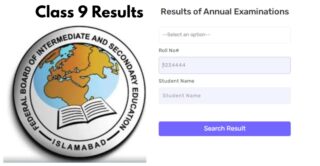 Fbise Ssc Part I Results 2026 For Class 9 Students Today How To Check Online