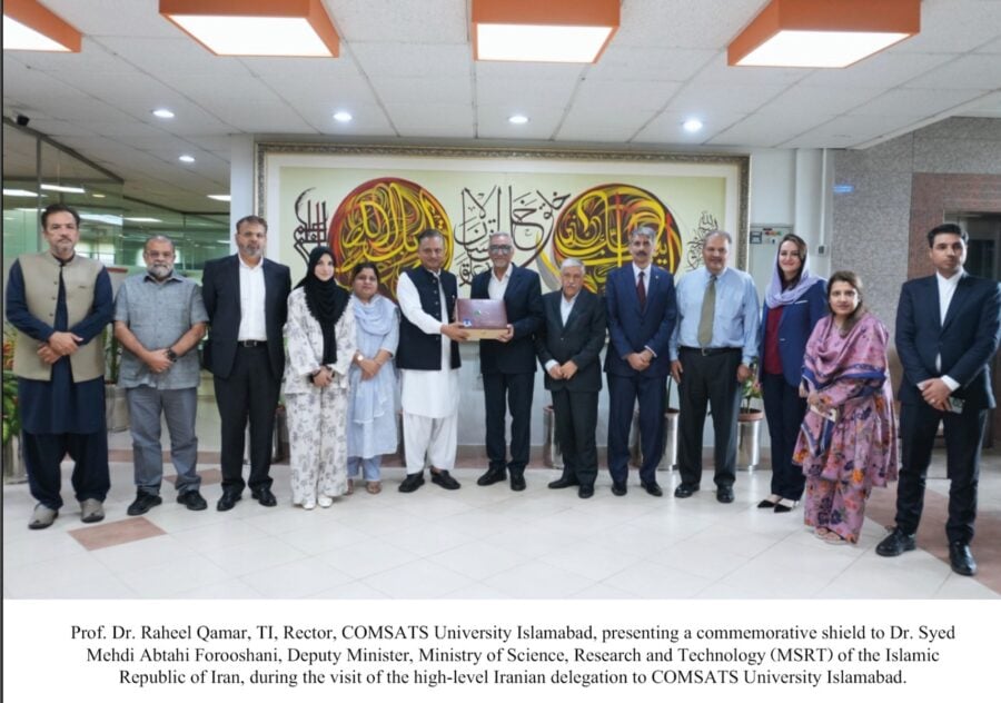 Iranian Delegates Visit Comsats University Islamabad To Strengthen Academic And Scientific Cooperation