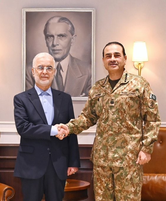 Iranian Minister Hails Pakistans All Out Efforts To Ease Gulf Tensions In Meeting With Field Marshal 