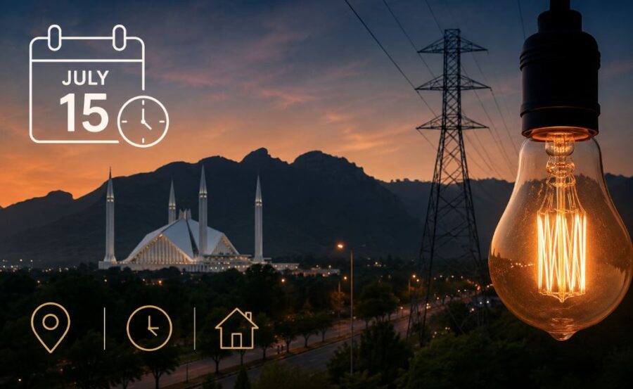 Islamabad Load Shedding Schedule For July 15 Check Areas Timings