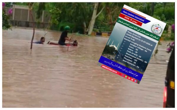 Islamabad Roads Underpasses Update Today Amid Heavy Rainfall