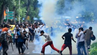 Jantar Kantar Police Use Force Against Cockroach Janta Party Protesters