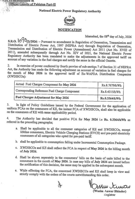 July Electricity Bills To Get More Expensive As Nepra Adds Fuel Charges 