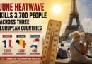 June Heatwave Kills 3700 People Across Three European Countries