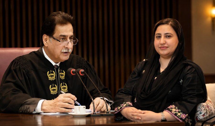 Na Speaker Ayaz Sadiq Applauds Ayesha Javed For Bringing Global Recognition To Pakistan