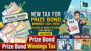 New Tax For Filers And Non Filers On Prize Bond Wining Amount July 2026