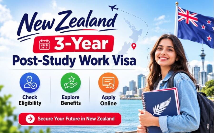 New Zealand 3 Year Post Study Work Visa Check Eligibility Benefits Apply Online