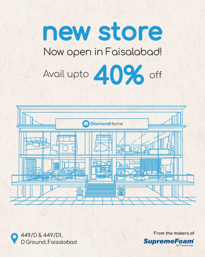 Now Open Diamond Home Brings World Class Furniture Experience To D Ground Faisalabad