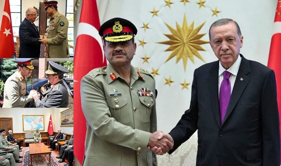 Pak Field Marshal Discusses Defence Ties Regional Security With Erdogan Top Turkish Brass Ispr
