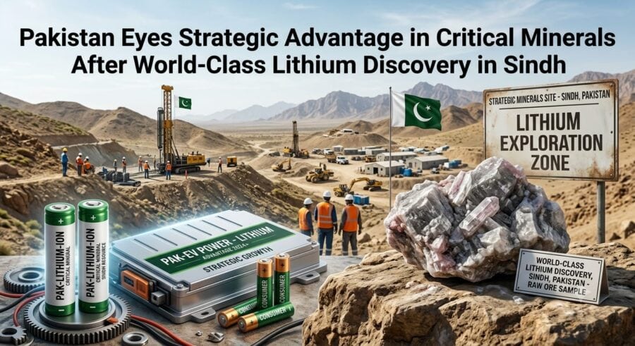 Pakistan Eyes Strategic Advantage In Critical Minerals After World Class Lithium Discovery In Sindh