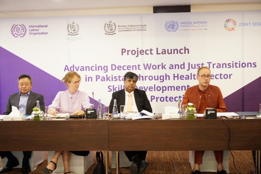 Pakistan Ilo And Who To Support 20000 Health Workers And Create Decent Jobs In The Sector