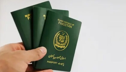 Pakistan Passport Climbs Two Spots In Global Ranking