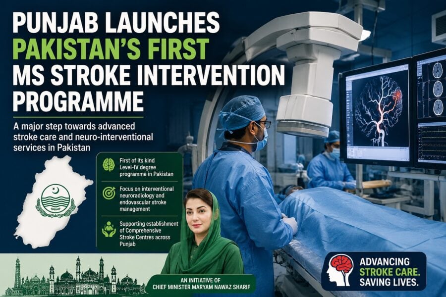 Punjab Launches Pakistans First Ms Stroke Intervention Programme