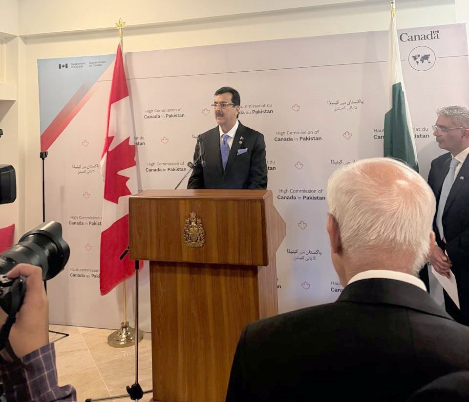 Senate Chairman Gilani Pushes For Deeper Pakistan Canada Ties In Talks With Anita Anand 
