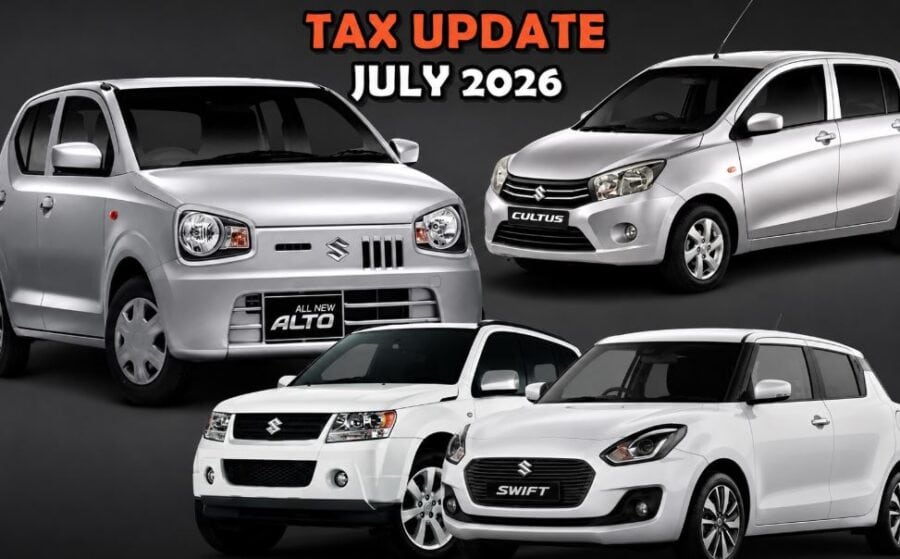 Suzuki Alto Cultus Swift Fronx New Taxes For Filers And Non Filers In Pakistan July 2026