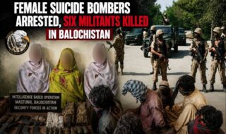 Three Female Suicide Bombers Arrested Six Militants Killed In Balochistan