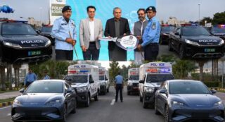 A Look At Islamabad Polices New Patrol Cars And Electric Fleet