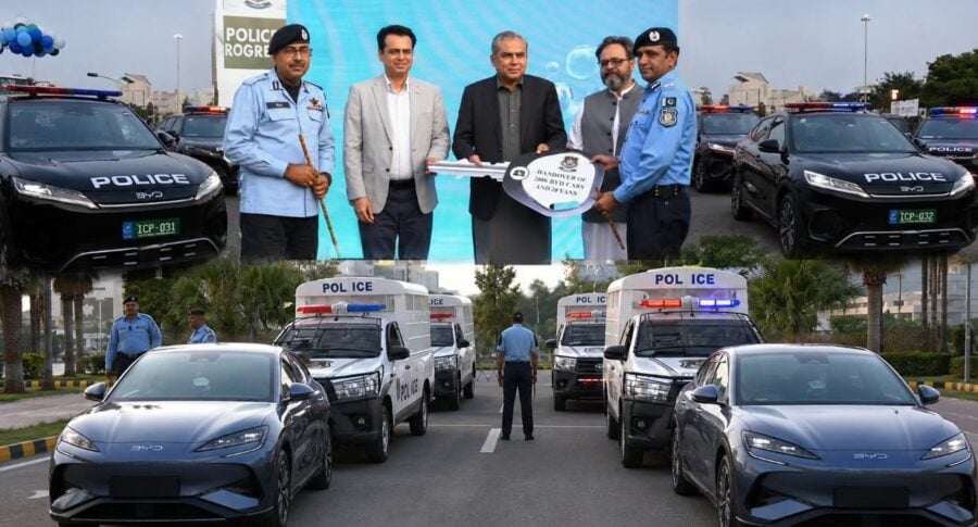 A Look At Islamabad Polices New Patrol Cars And Electric Fleet
