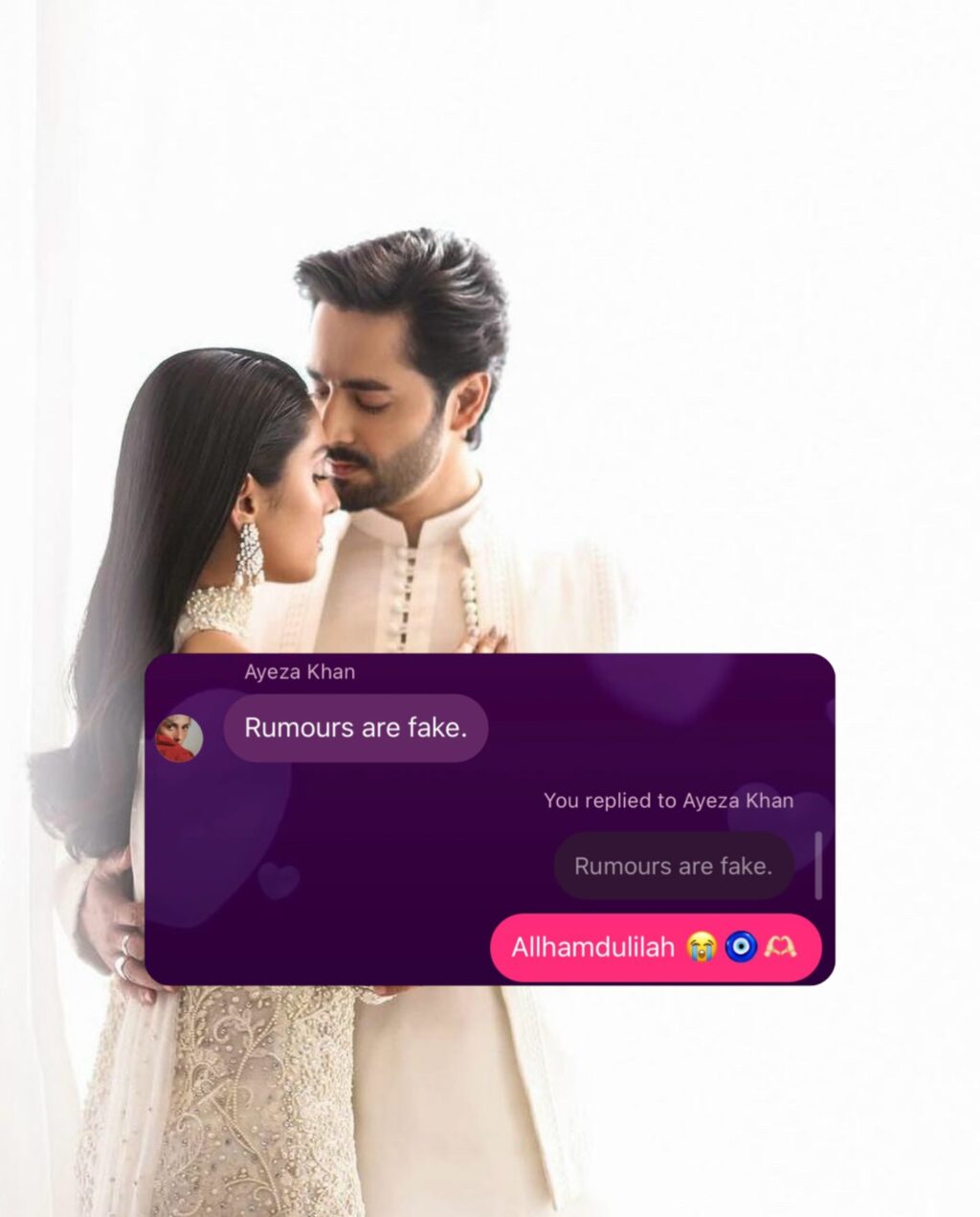 Ayeza Khan Clears Air On Divorce Rumours With Danish Taimoor 