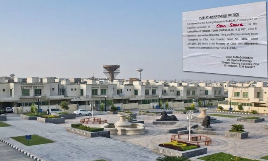 Bahria Town Islamabad Phases 1 6 Residents Face Cda Notice Over Illegal Constructions