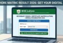 Bise Lahore Matric Digital Result Card 2026 Pdf Download