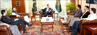 Chairman Senate Gilani Congratulates Faisal Zahid Malik On Announcement Of Tamgha E Imtiaz