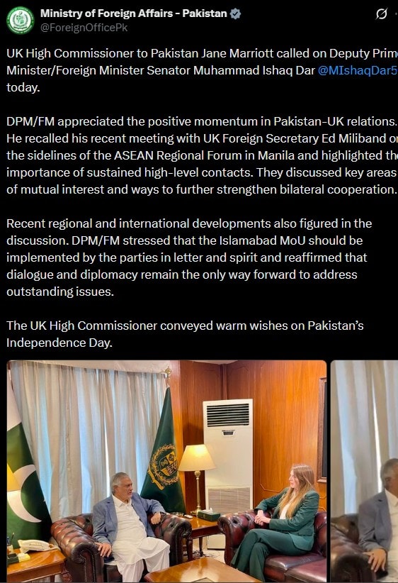 Dar Drives New Diplomatic Momentum In Meetings With Uk Us Envoys 