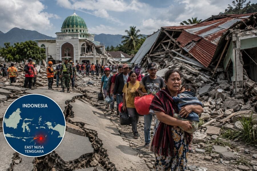 Indonesia Earthquake Kills 51 Forces 5000 To Evacuate