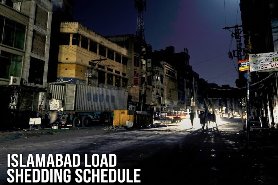 Islamabad Load Shedding Schedule For August 30 Sunday