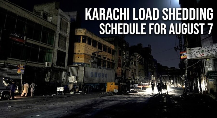 Karachi Load Shedding Schedule For August 7