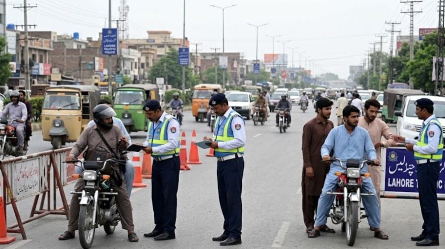 Lahore Launches Crackdown On Underage Driving Triple Riding