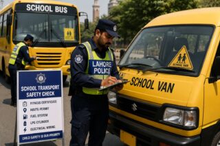 Lahore Police Seek Safety Checks Of School Vans Buses