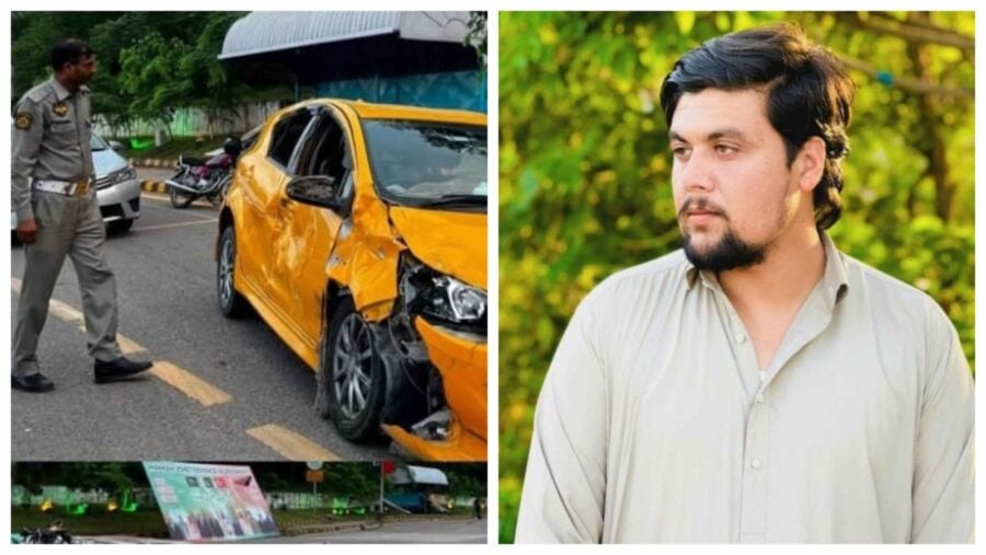 Man Dies After Speeding Car Hits Motorcycle In Islamabads Red Zone Video