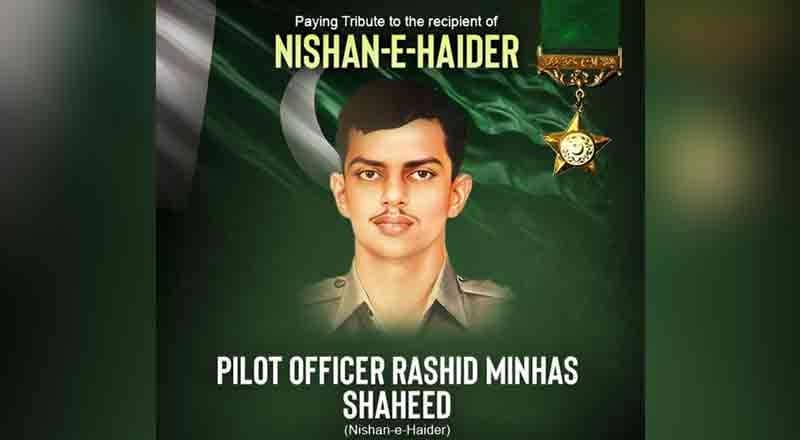 Military Leadership Pays Tribute To Pilot Officer Rashid Minhas On Martyrdom Anniversary