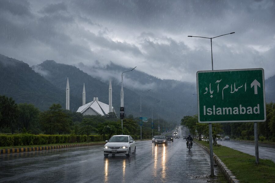 More Widespread Monsoon Rains Likely Across Islamabad Pakistan
