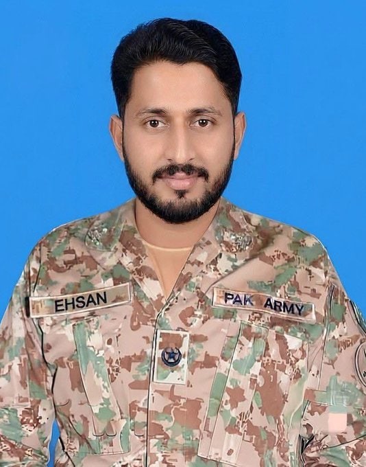 Pak Army Major Hafiz Ehsan Elahi Martyred In North Waziristan Operation Ispr 