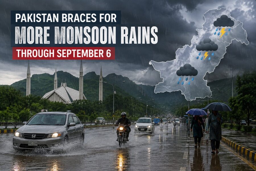 Pakistan Braces For More Monsoon Rains Through September 6