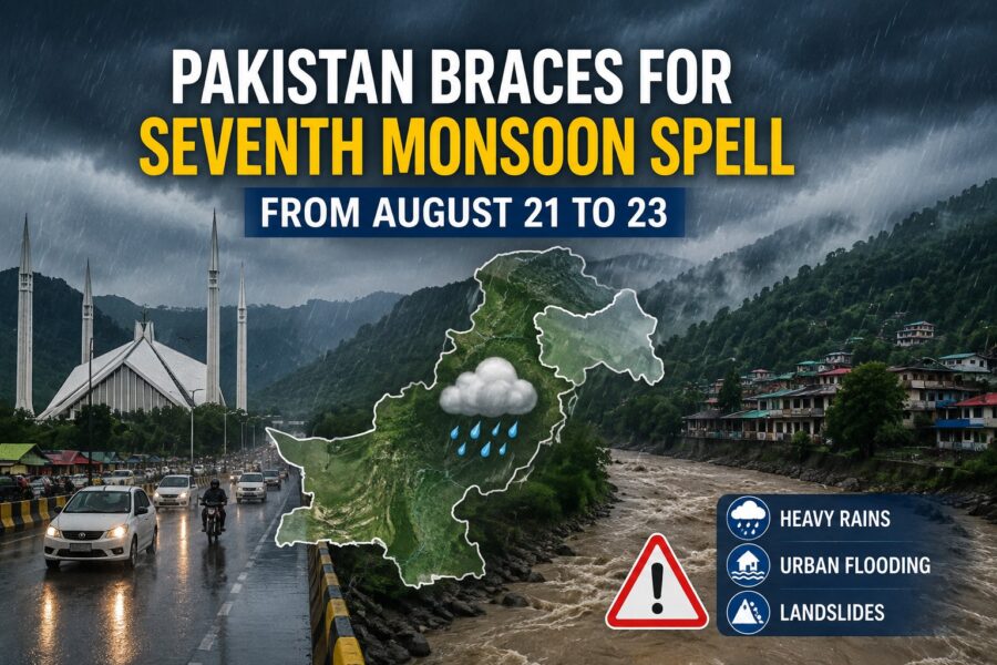 Pakistan Braces For Seventh Monsoon Spell From August 21 To 23